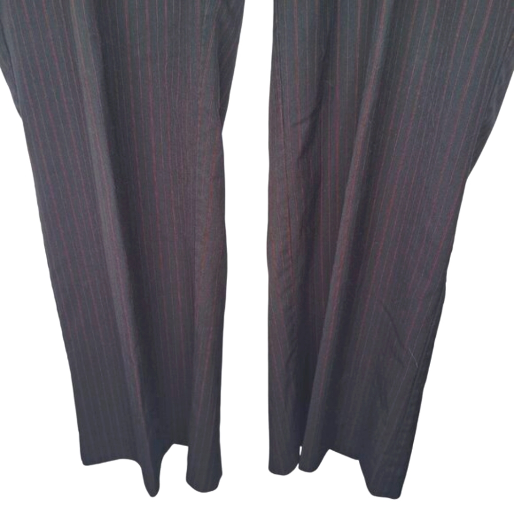 Lane Bryant Black and Red Pinstriped Office Pants Slacks Plus Size 24 - Picture 6 of 7